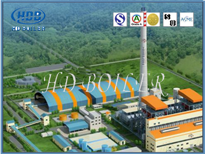 130T / Caldaia della centrale elettrica infornata carbone di H con circolazione naturale, alta efficienza